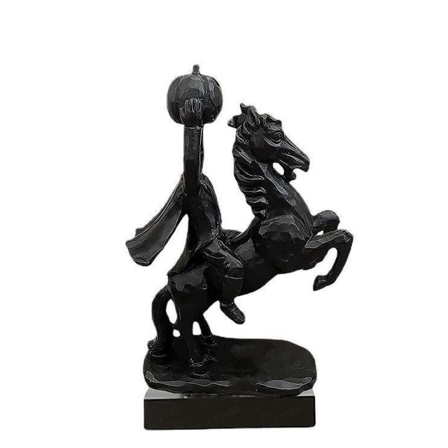 Statue de Cavalier, Difficile à Trouver Décoration Maison Halloween Automne