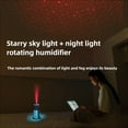 thumbnail image 2 of 2-in-1 Starry Sky Projection Room Humidifier - Ultrasonic with Swivel Base for Soothing Cool Mist, White/Pink, 2 of 7