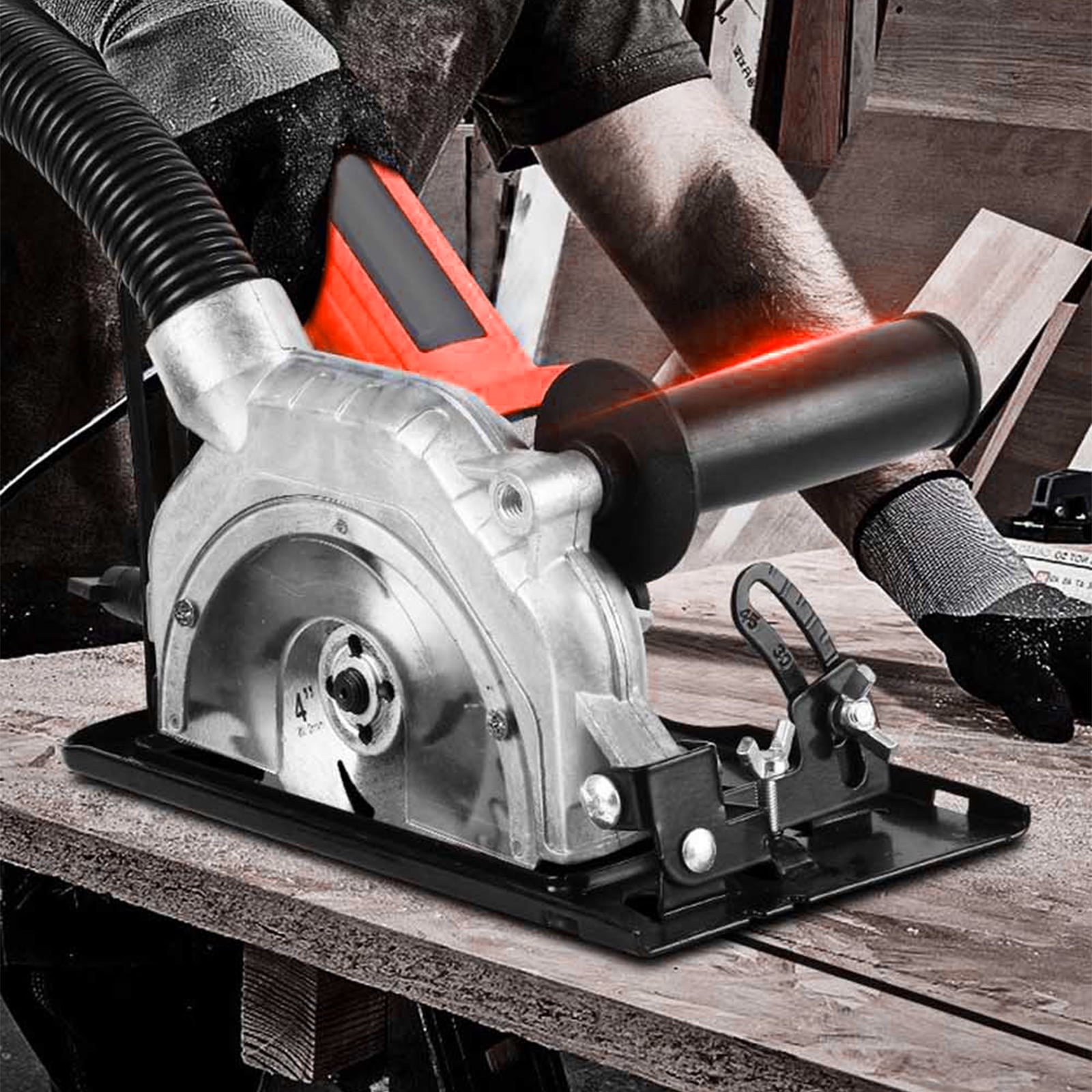 Angle Cutter Stand Set Adjustable Hand Angle Grinder Converter to Cutter Bracket for Heavy Duty Tools