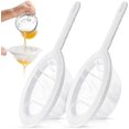 thumbnail image 1 of 2pcs Fine Mesh Strainer Nylon Food Mesh Sieve Plastic Mesh Colander - Mishan, 1 of 5