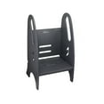 thumbnail image 5 of Little Partners 3-in-1 Growing Step Stool Toddler Tower Helper Step Stool, Wooden Toddler Standing Stool for Bathroom or Kitchen, Anti-Slip Feet, Built-in Safety Hand Rails Up to 200 lbs. - Earl Grey, 5 of 11