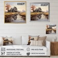 thumbnail image 4 of Designart "Autumn Horizons of Barns II" Countryside Floater Framed Wall Decor, 4 of 7