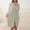 #0136-Green, variant on Long Hooded Solid Color Hooded Bathrobe for Womens Robes Regular Wear Robe Nightgown Sleepwear