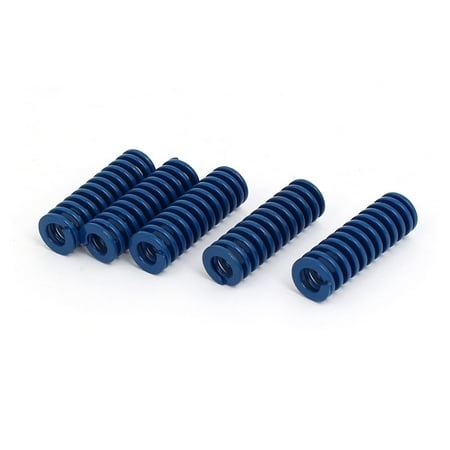 - Unique Bargains 12mm Outer Dia 35mm Length Light Load Compression Mold Die Springs Blue 5pcs