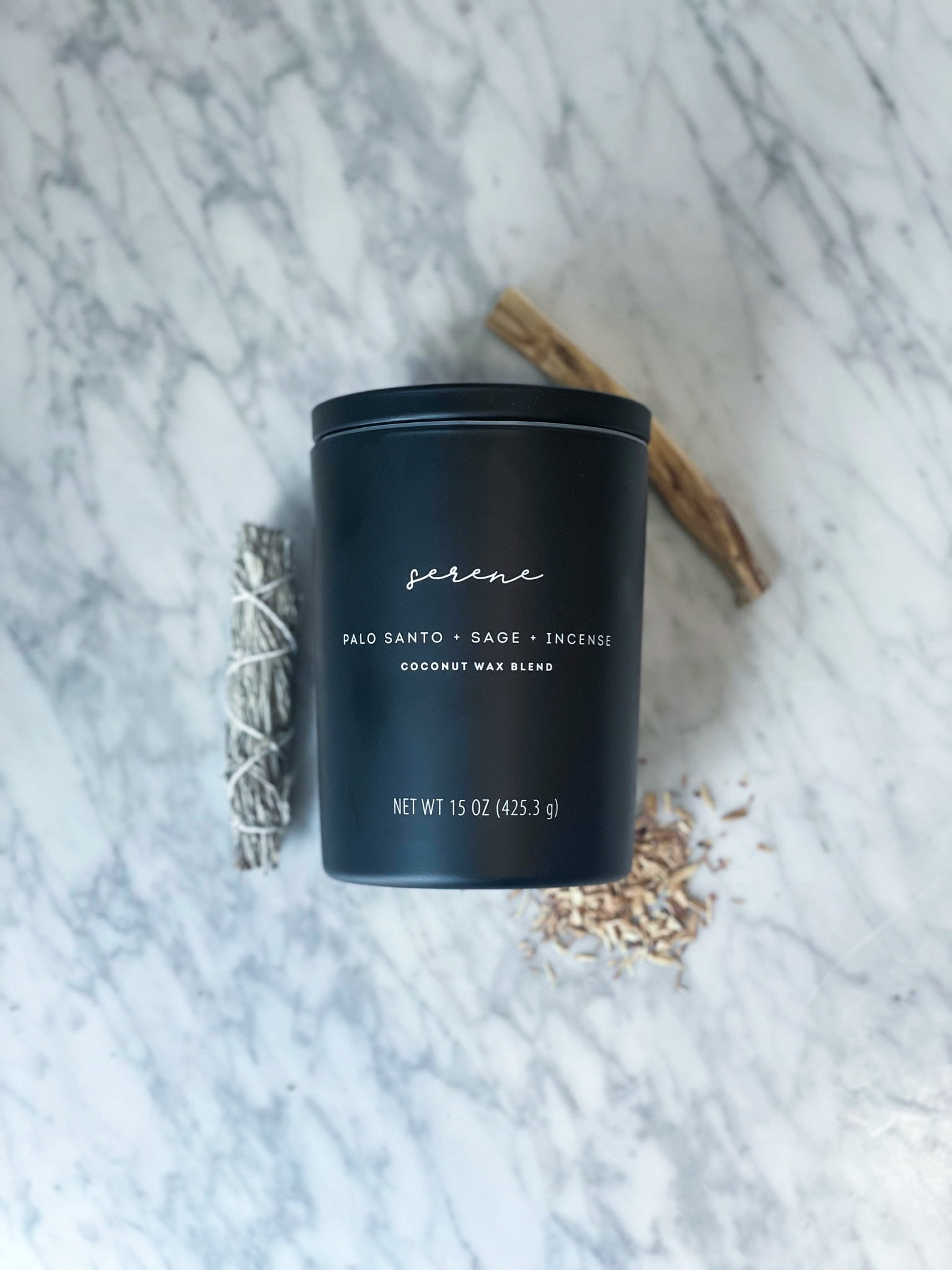 15oz Scented 2-wick Spa Candle - Serene