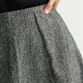 thumbnail image 3 of Women's Nine West Flare Mini Skirt Color: Mineral Black Size: X LARGE, 3 of 4