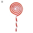 thumbnail image 3 of Ludlz Christmas Plastic Candy Cane Lollipop Ornament, 5PCS Christmas Tree Hanging Decoration Twisted Toy Crutch Candy Canes Stick for Home Party Holiday Xmas Embellishment, 3 of 8
