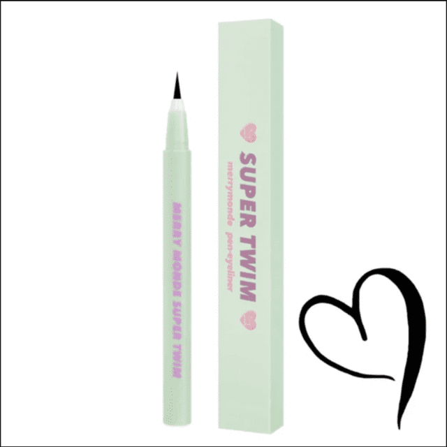 Merrymonde Delineador de ojos larga duración color negro Vivid black 0.5 Gr