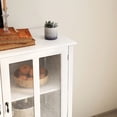 thumbnail image 4 of Double glass doors, easy - to - clean surface | Keep items visible and storage area tidy at home, 4 of 6