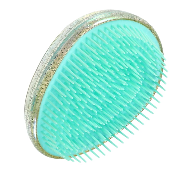 Cepillo de cabello portátil Unique Bargains, cepillo de masaje en forma de huevo mini para mujeres, color verde