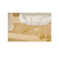 thumbnail image 2 of Collar Xtellar dorado Cruz Mujer Dije Cadena Chapado Oro 18k, 2 of 4