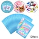 thumbnail image 2 of 100 bolsas de aluminio resellables para olores, impermeables, a prueba de olores, Mylar azul, 2 of 9