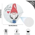 thumbnail image 3 of GZHJMY Cute Christmas Gnomes Table Place Mat, PVC Weave, 15.4", 4 Count, 3 of 6
