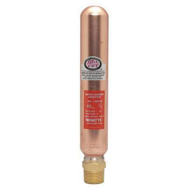 WATTS 3/4 LF15M2B Water Hammer Arrestor,3/4 In MNPT,Copper Walmart