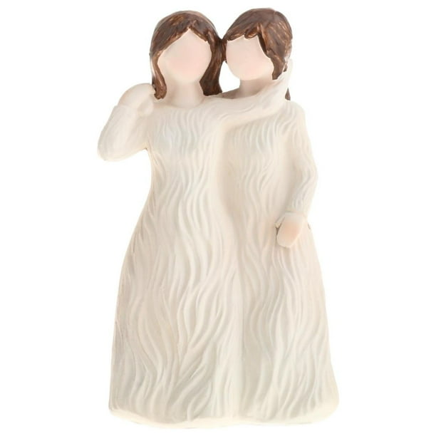 Figura de hermana, regalo de San Valentín para ella, regalos de amistad, figura pintada a mano Estilo A