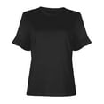thumbnail image 7 of Fesfesfes Womens Tanks Fashion Women's Summer Round-Neck Short Sleeve Solid Casual T-shirt Blouse Womens Summer Tops 12(XXL), 7 of 7