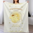 thumbnail image 4 of Sanrio POMPOMPURIN Throw Blanket Cute Flannel for Boys Girls Men Women, 4 of 7