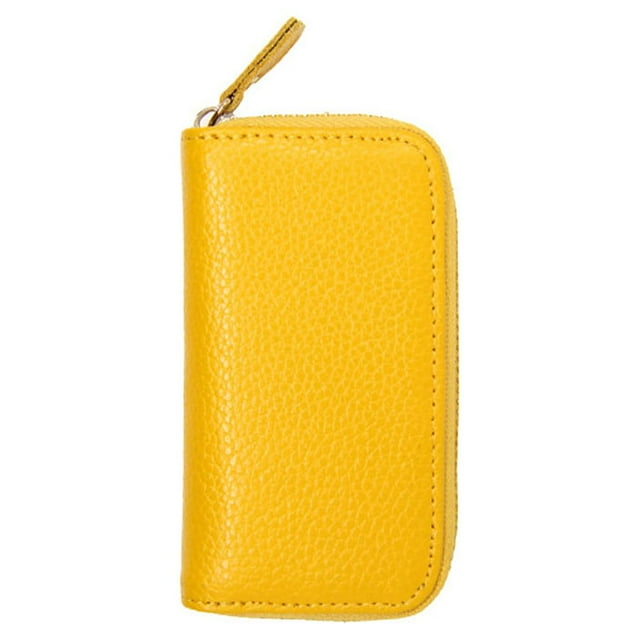 Qarigey Funda de cuero para llaves, tarjetero, con cremallera, monedero de Color sólido, soporte universal para llaves de coche, hombres, Type3 NO3