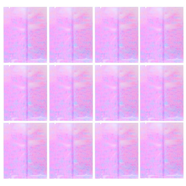LOVEVER 100 Pcs Sacs Cadeaux en Cellophane Holographique Irisé pour Fête