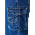 thumbnail image 6 of Boulder Creek By Kingsize Men's Big & Tall  12" Side Elastic Denim Cargo Shorts, 6 of 6