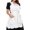 White, variant on Fiykzur Women's Ruffles Outline Retro Pockets Apron Kitchen Cooking Cleaning Maid Costume (White)