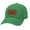 Kelly Green, variant on Mens Golf Legalize Mulligans Engraved Leather Patch Twill Baseball Cap With Adjustable Metal Buckle Back-Kelly Green