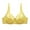 Yellow, variant on Gibobby Women's Sexy Lace Bra Underwire Balconette Unlined Demi Sheer Plus Size[Black,M]