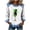 Z4-White-wiyuqeen denim shirts, variant on Wiyuqeen Womens St. Patrick's Day Sweatshirts Denim Patchwork Waffle Knit Pullover Tops Long Sleeve Crew Neck Graphic Tees