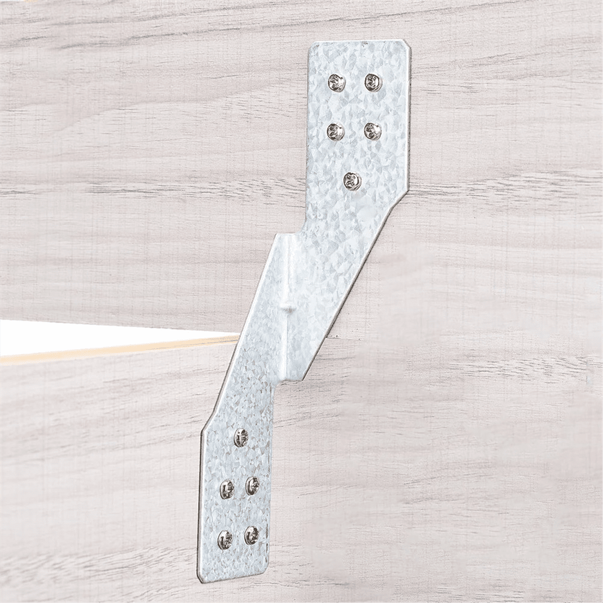 Hurricane Tie Hick Galvanized Hurricane Straps H2.5A Strong Tie Brackets Trusses/Rafters Ties for Wood(25pcs)