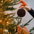 thumbnail image 5 of Exquisite Shatterproof Flocked Decorative Ornaments for Events and Parties - Round Design Ideal for Indoor and Outdoor Use During Festive Celebrations 12PCS, 5 of 5