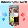 thumbnail image 2 of 20oz Coffee Tumblers Red Christmas Collage Pattern Stainless Steel Vacuum Insulated Travel Tumbler Coffee Cups Mug with Lid and Straw with Cleaning Brush for Cold & Hot Drinks, 2 of 5