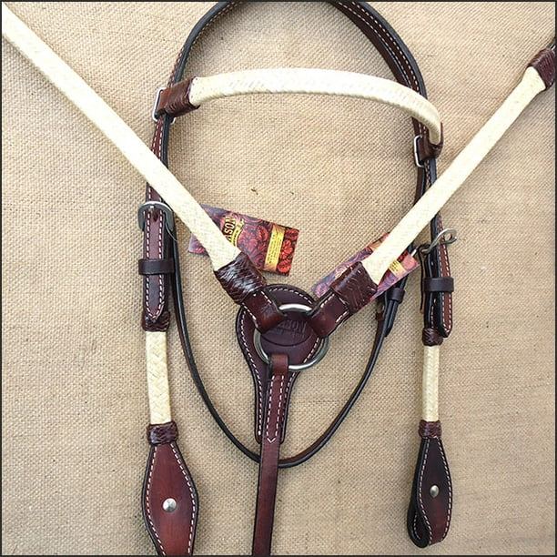 Western Horse Headstall Breast Collar Set Tack American Leather Hilason