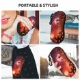 thumbnail image 6 of KLL Pumpkins Print Eyeglass Case for Men & Women's Classy Travel Eyewear Holder Case Zipper Eyeglasses Case With Hook, 6 of 6