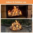 thumbnail image 6 of Gymax 15 PCS Ceramic Fiber Fire Balls 3'' Round Fire Stone Set for Indoor & Outdoor Use, 6 of 10