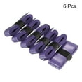 thumbnail image 2 of Uxcell 43.3" Absorb Sweat Non-Slip PU Tennis Racket Overgrip Tape Wraps Purple 6 Pack, 2 of 6