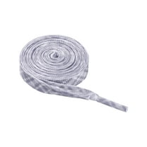 INSPIRE CHIC Checkered Striped Sneaker Shoe Lace Color Grid Flat Shoelaces 1 Pair Grey 140cm/55.1''