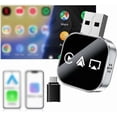 thumbnail image 5 of Screen Mirroring Adapter for Car, 2026 Upgrade 3 in 1 Wireless Carplay Mirror Link Adapter, 2.4/5ghz Wifi and Bluetooth 5.0, Instant Wired Plug & Play for Wired Carplay, Airplay(#3,For Android), 5 of 8