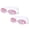Pink, variant on Swimming Goggles for Adults, Anti Fog Clear Swim Goggles with Comfortable Leakproof Seal, Quick Adjustable Strap UV Protection for Pool Beach Training, 6.2"x1.1"