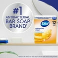thumbnail image 4 of Dial Gold Antibacterial Deodorant Bar Soap, Advanced Clean Deep Cleanse Bar, 4 oz, 12 Bars, 4 of 15