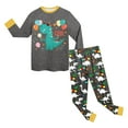 thumbnail image 5 of Hessimy Toddler Boys Girls Spring Summer 2Pcs Long Sleeve Pullover Tops Soft Casual Pants Sweatsuit Set, Pullover Casual Set(Dark Gray,2-3 Years), 5 of 5