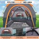 thumbnail image 2 of Carpa para cama de camioneta Umbrauto con toldo para cama de camioneta de 5.5-5.8 pies, 2 of 8