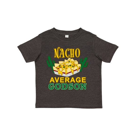 Inktastic Nacho Average Godson with Nachos and Cacti Boys or Girls Toddler T-Shirt