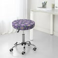 thumbnail image 7 of Lsque Daisies Flowers Round Bar chair cushion covers Velvet Fabric Premium Comfort Protects from Scratches and Stains for 14-17 Inch Chair- 13 inch, 7 of 7