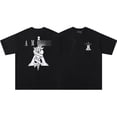 thumbnail image 4 of High Version Collection AMIRI T-shirt à Manches Courtes d'Été Imprimé Encre Fluide Éclaboussures Col Rond pour Hommes, 4 of 6