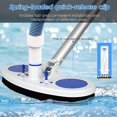 thumbnail image 4 of 13.5-Inch Pool Vacuum Head Inground Above Ground Vinyl Pool Vacuum Brush Head Spa Vacuum Attachment Cleaning Tool with Weighted Base and Brushes, 4 of 4