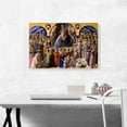 thumbnail image 2 of ARTCANVAS Coronation Of The Virgin 1441 Canvas Art Print by Filippo Lippi - Size: 26" x 18" (1.50" Deep), 2 of 9