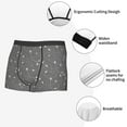 thumbnail image 5 of Wukai Airplane Routes Around The World Print Men’s Underwear Breathable Boxer Briefs,&nbsp;Moisture Wicking & Breathable-Medium, 5 of 7