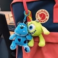 thumbnail image 2 of Monsters University Plush Keychain Toy James Sullivan Mike Wazowski Soft Stuffed Doll for Kids Kawaii Christmas Gifts, 2 of 5