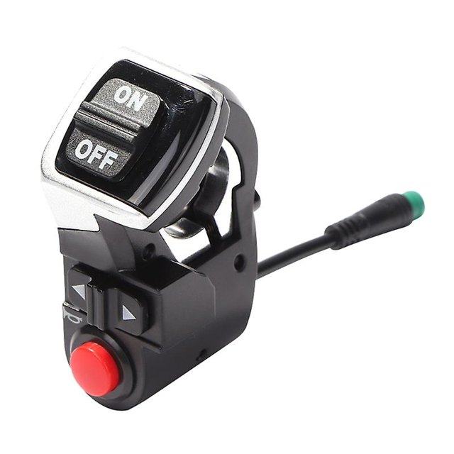 Interruptor del controlador del manillar E-scooter Botón de encendido/apagado para Kugoo M4 Feliz Sencillez