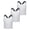 White 3pcs, variant on LYMAYTER Girls Kids Double Lined Cami Bra Soft Comfort Training Tank Camisole Everyday Wear